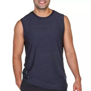 B3 Mens Solid Mesh Sport Muscle Tank Top Size Large